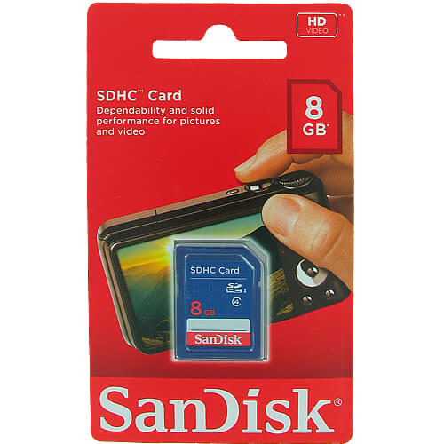 SANDISK TARJETA SDHC 8GB – SDSDB-008G-B35