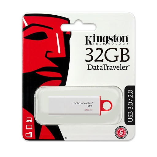 KINGSTON MEMORIA USB 32GB DATATRAVELER G4 ROJA - DTIG4/32GB