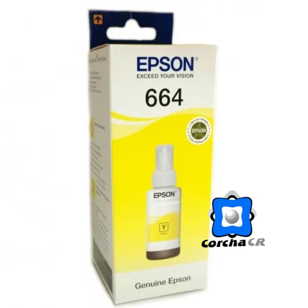 EPSON BOTELLA DE TINTA T6644 (AMARILLO) 70ML (C13T66444A)