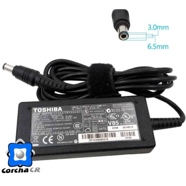TOSHIBA CARGADOR P/ PORTATIL 15W PA3283U-5ACA (USADO)