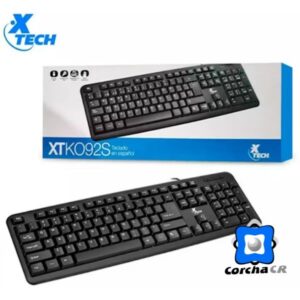 XTECH TECLADO - USB ESP ESTANDAR - XTK-092S