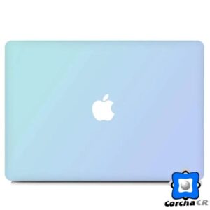 IPAPA CARCASA RIGIDA MACBOOK PRO DE 13 - A2338/A2251/A2289/A2159 - CREMA VERDE Y AZUL
