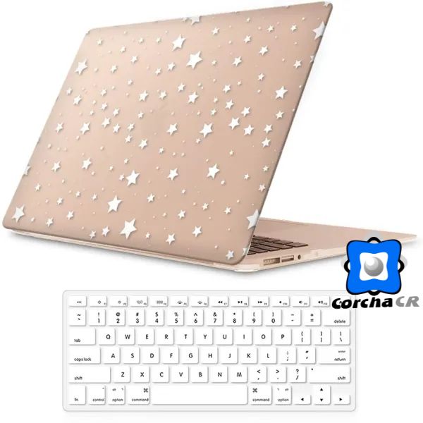 ILEADON CARCASA RIGIDA MACBOOK AIR DE13″ RETINA A1369/A1466 – STARS