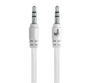 XTECH CABLE AUXILIAR 3.5MM X 1MTS -  BLANCO - XTG-212