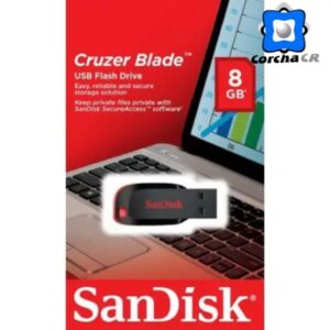 SANDISK MEMORIA USB 8GB CRUZER BLADE USB 2.0 - SDCZ50-008G-B35