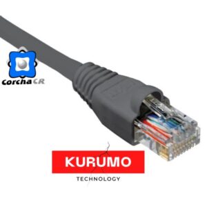 KURUMO PATCH CORD CAT5 1.5FT. (45 CM) NEGRO – 05D