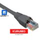KURUMO PATCH CORD CAT5 1.5FT. (45 CM) NEGRO – 05D