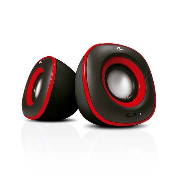 XTECH PARLANTES ESTEREO MULTIMEDIA 2.0 ROJOS - XTS-115RD