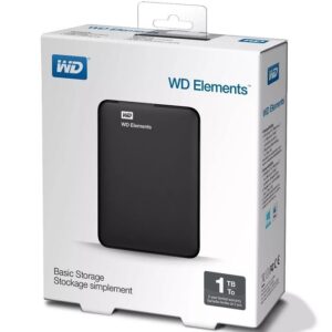 WD DISCO DURO PORTÁTIL 1TB –  ELEMENTS – NEGRO – WDBUZG0010BBK-WESN