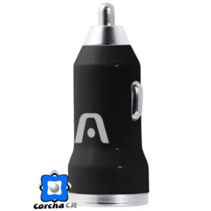 ARGOM CARGADOR P/ CARRO CELULAR NEGRO DUAL 2.1A - ARG-AC-0102BK