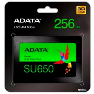 ADATA DISCO DURO SOLIDO - 256GB 2.5 - ASU650SS-256GT-R