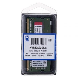 KINGSTON MEMORIA RAM – DDR4 – 8GB 3200MHZ - KVR32S22S6/8