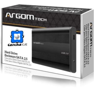 ARGOM TECH ENCAPSULADOR 2.5 SATA USB 2.0 ALUMINIO - ARG-AC-1030