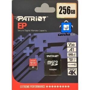 PATRIOT TARJETA MICRO SDHC 256GB SDXC V30 4K EP SERIES - PEF256GEP31MCX