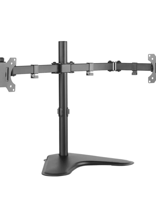 ARGOM SOPORTE ESCRITORIO PARA MONITORES DUAL 32 CON BASE - ARG-BR-1604
