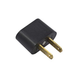 EAGLE ADAPTADOR PARA TOMACORRIENTE REDONDO A PLANO NEGRO - 776-BK