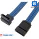 FOXCONN CABLE SERIAL SATA HEMBRA A HEMBRA TERMINALES 90° A RECTA