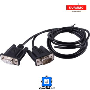 KURUMO CABLE RS232 PUERTO SERIE MACHO/HEMBRA DEB9 - 0065