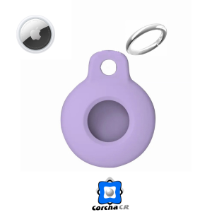 KURUMO FUNDA PROTECTORA DE SILICONA PARA AIRTAG VIOLETA – 3494
