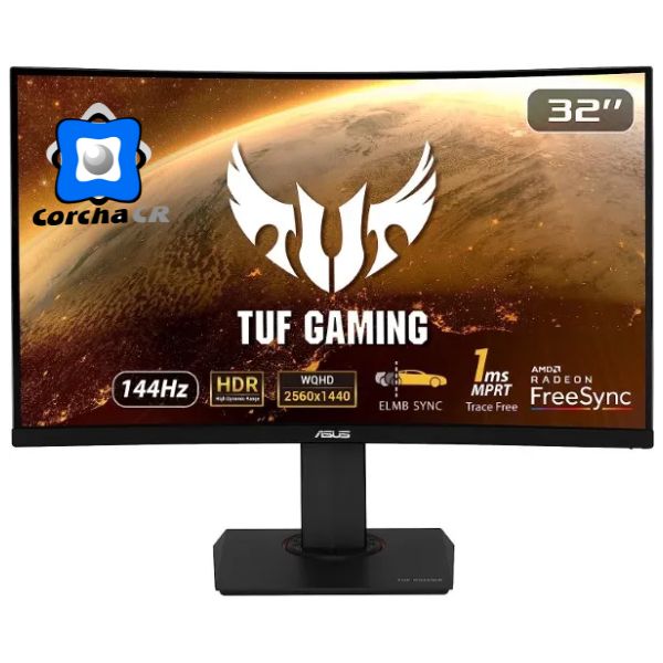 ASUS MONITOR 32" CURVO DELGADO 2560X1440 144HZ 1MS - VG32VQ