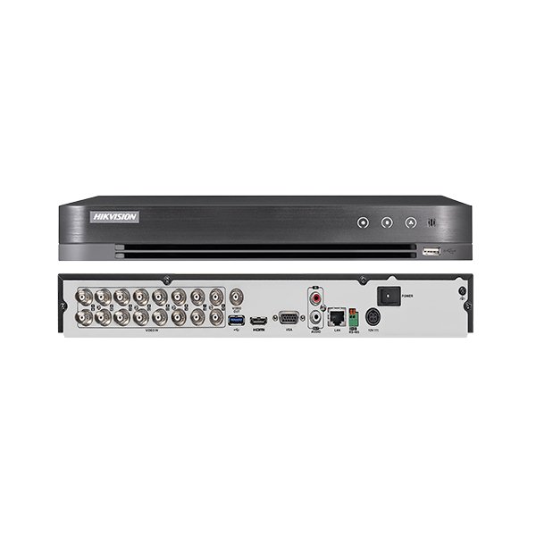 HIKVISION GRABADOR DVR - 16 CANALES +16 IP 8MP/5MP/4MP/1080P/720P -DS-7216HUHI-M2