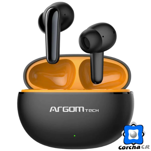 ARGOM AURICULARES INALAMBRICOS SKEIPODS E20 - NEGROS ENC IPX5 - ARG-HS-5020BK