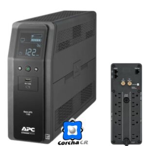 APC UPS PRO 1100VA LCD 50/60HZ 10 OUTLET 2USB  – BR1100VA