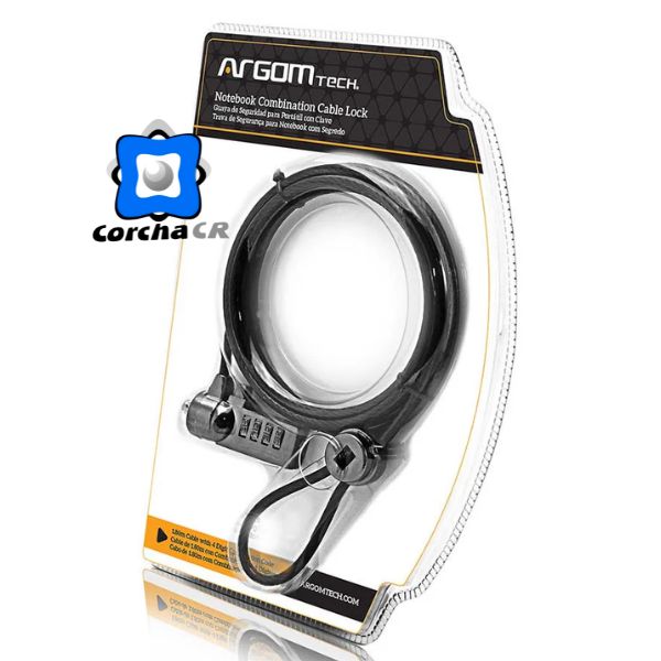 ARGOM CANDADO PARA PORTÁTIL CON COMBINACION PC LOCK - ARG-KL-5001