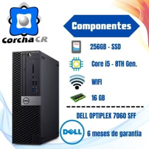 DELL PC OPTIPLEX 7060 - CORE I5 - FORMATO PEQUEÑO - USADO