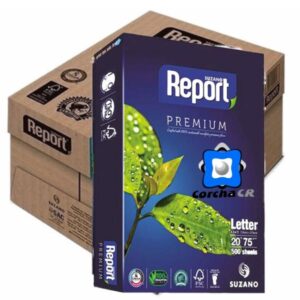 REPORT PAPEL PREMIUM CAJA 10 UNID RESMAS 8-1/2"X11 98% 500H 75GRS
