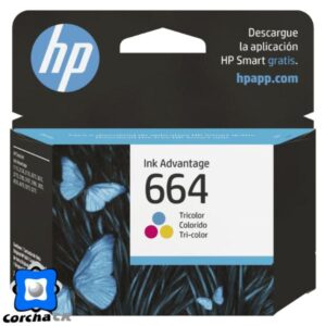 HP CARTUCHO DE TINTA 664 (TRICOLOR) 2ML - F6V28AL