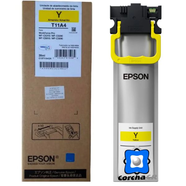 EPSON BOLSA DE TINTA Y (AMARILLO) 39ML ORIGINAL - T11A420-AL