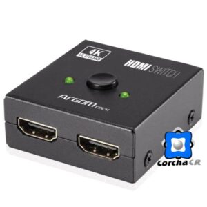 ARGOM SPLITTER HDMI 1 A 2 PUERTOS BIDERECCIONAL - FULL HD 4K - ARG-AV-5120