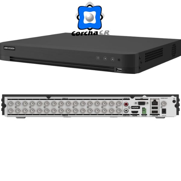 HIKVISION GRABADOR DVR - 32 CANALES LITE 1080P HD-TVI 2 HDD 1U ACUSENSE - IDS-7232HQHI-M2/XT(STD)