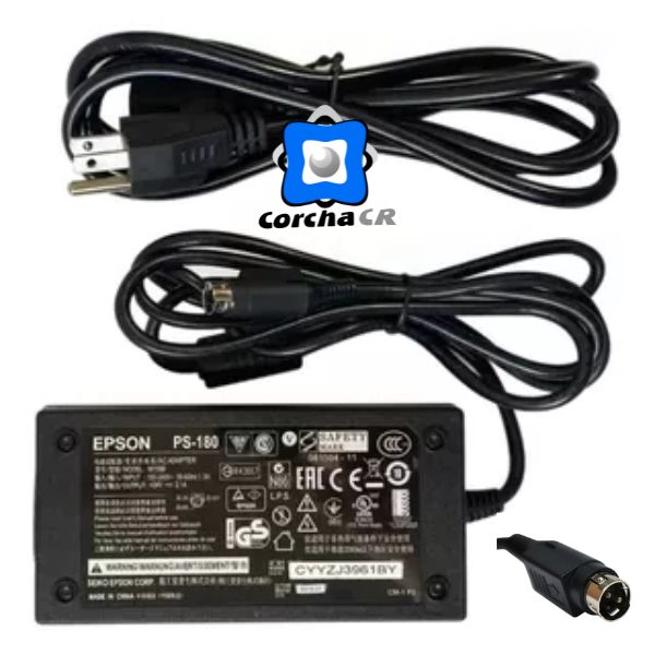 EPSON CARGADOR P/ IMPRESORA 24V 2A CA TIPO CC - PS-180 (USADO)