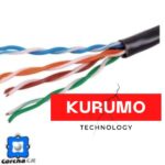 KURUMO CABLE UTP CAT6 NEGRO 100% COBRE EXTERIOR (X METRO) – 8925
