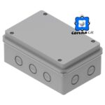 EAGLE CAJA PLEXO 175X110X66MM ABS GRIS IP65 - SIN CONOS - 223-A