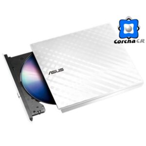 ASUS UNIDAD QUEMADOR DVD EXTERNO SDRW-08D2S-U/WHT BLANCO - 90-DQ0436-UA318KZ