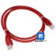 CABLIX PATCH CORD CAT6 3FT. (30 CM) ROJO – MC6-01F01R