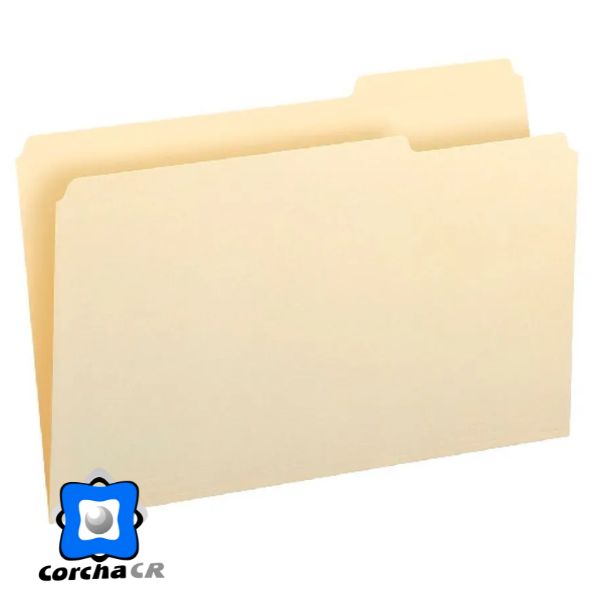 ALFA FOLDER MANILLA TAMAÑO CARTA 8.5X11" PAQ 100 UNID - AF-1261
