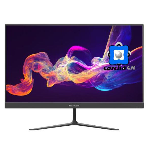 HIKVISION MONITOR 24" PLANO SLIM 1920X1080 100HZ 5MS HDMI VGA - DS-D5024F2-BP2
