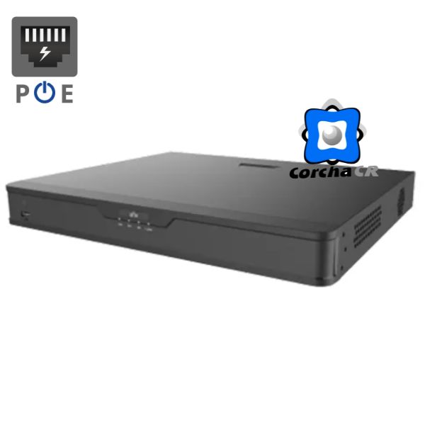 UNIVIEW GRABADOR NVR - 32 CANALES 2HDD VGA/HDMI 8TB 4K 12MPX ONVIF - NVR302-32E2